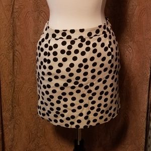 J. Crew Polka Dot skirt with pockets